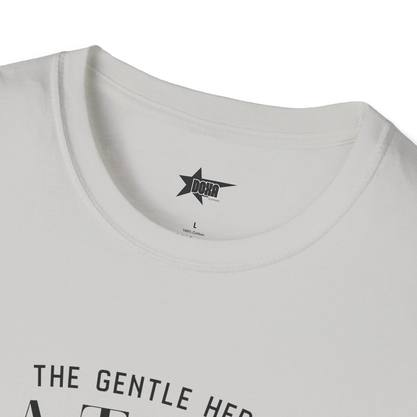 Graphic T-Shirt for Father - 'The Gentle Hero' Real Heroes Don’t Wear Capes