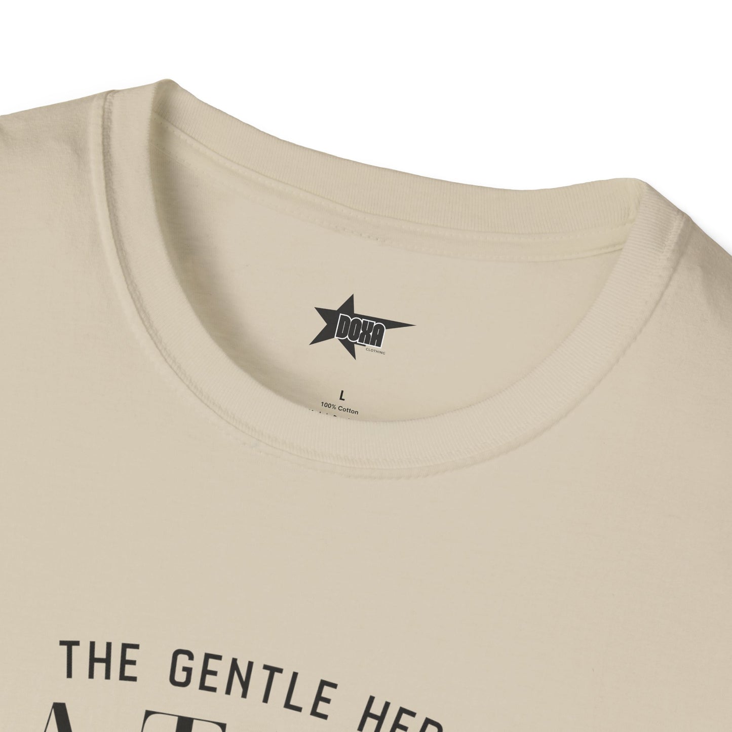 Graphic T-Shirt for Father - 'The Gentle Hero' Real Heroes Don’t Wear Capes