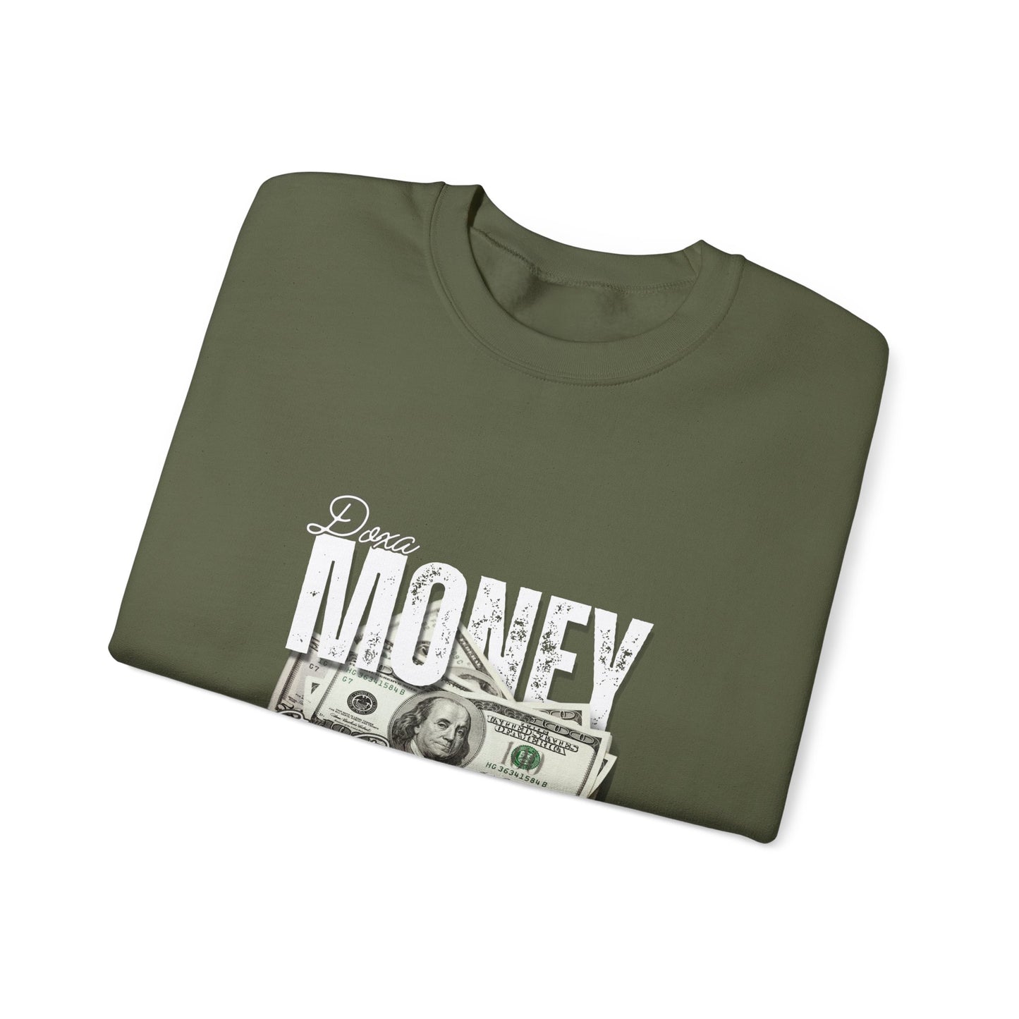 Crewneck Sweatshirt Money Can Buy Happiness Dollar Graphic