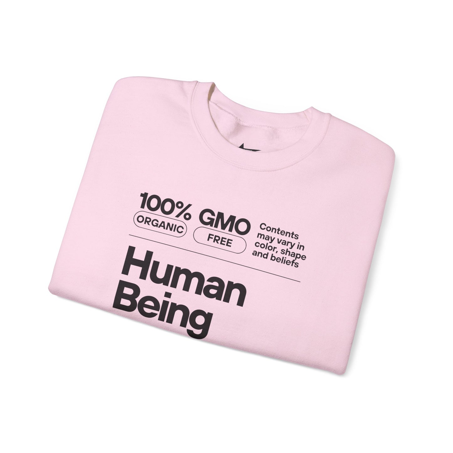 Human Being Unisex Sweatshirt - 100% Awesomeness, Intelligence, and Humor