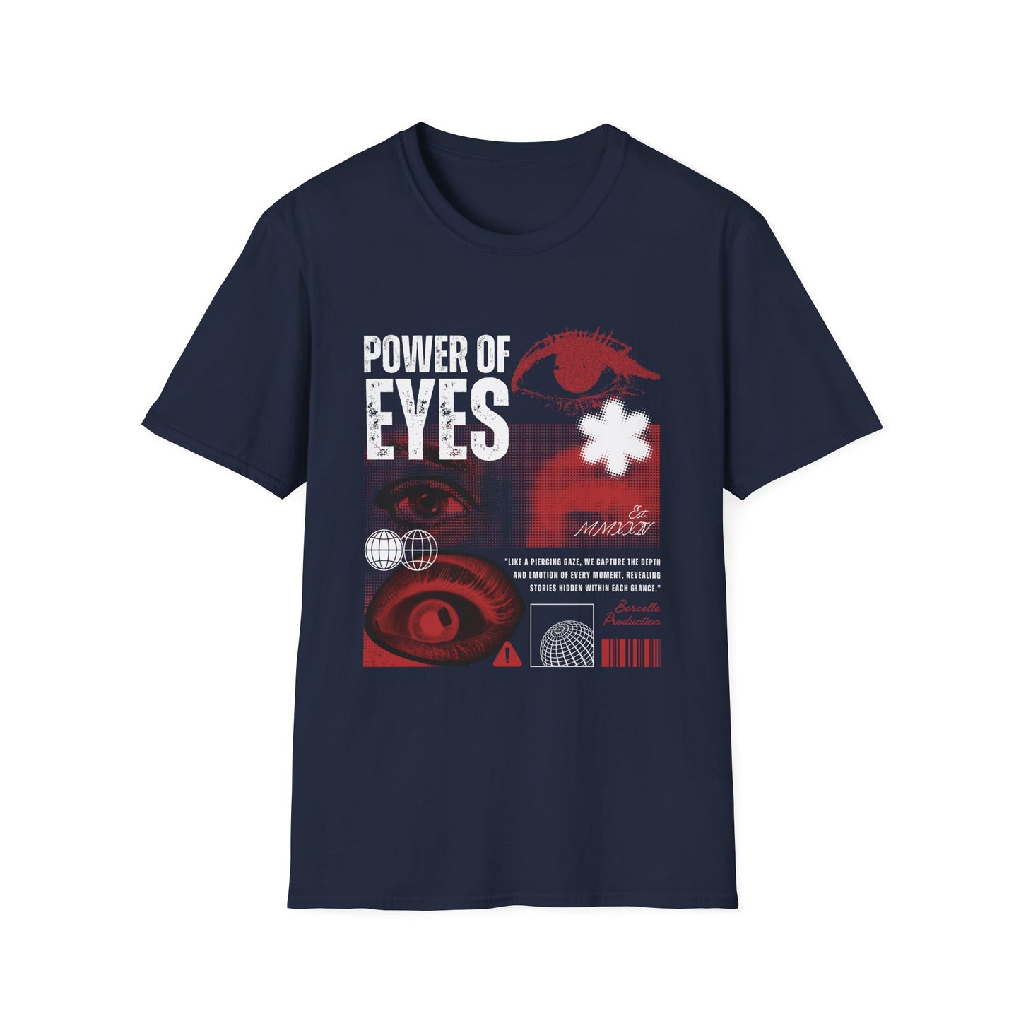 Unisex T-Shirt with 'Power of Eyes' Design