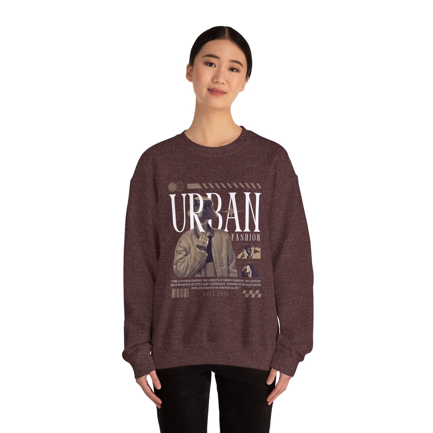 Urban Fashion Crewneck Sweatshirt