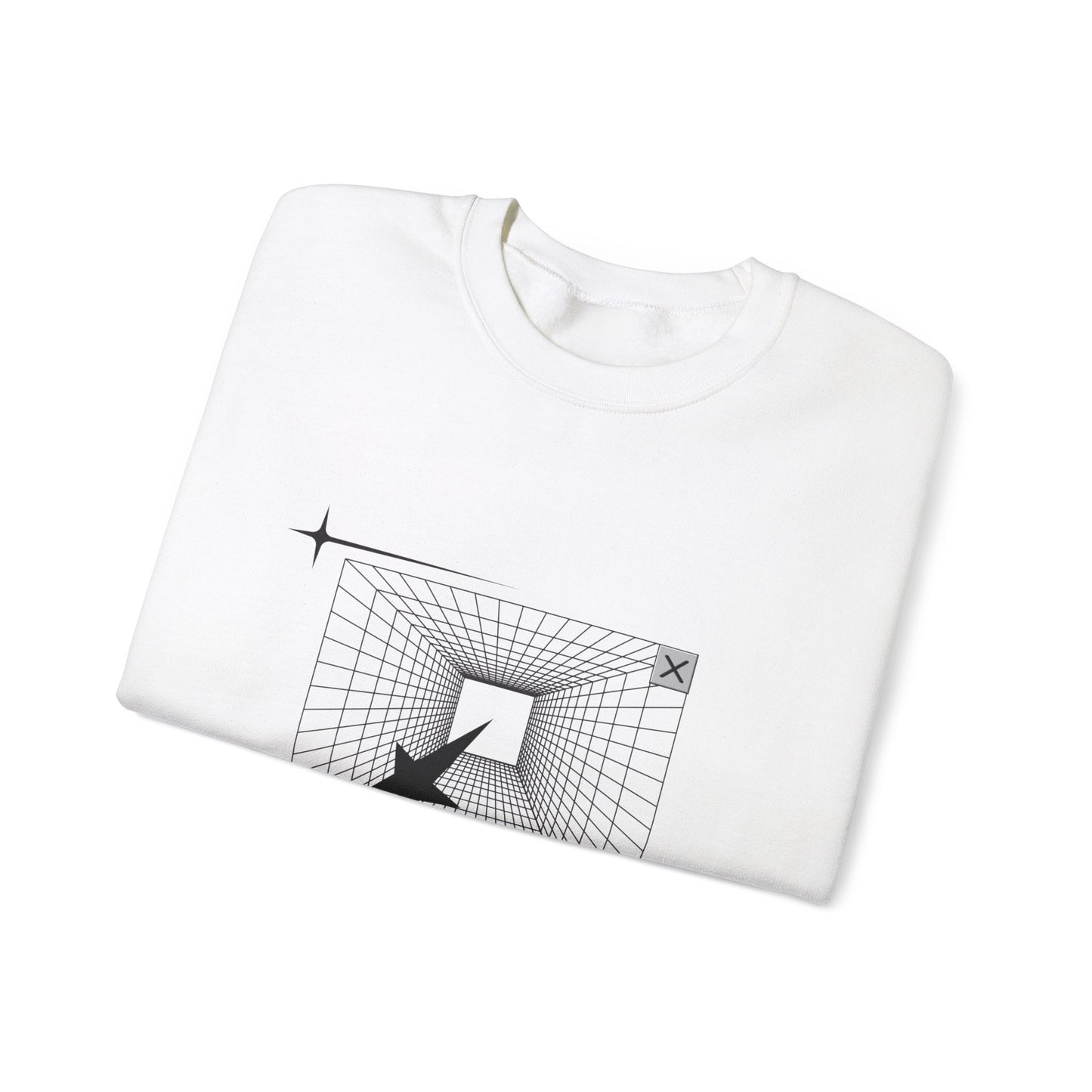 Grid Tunnel 3D Sweatshirt