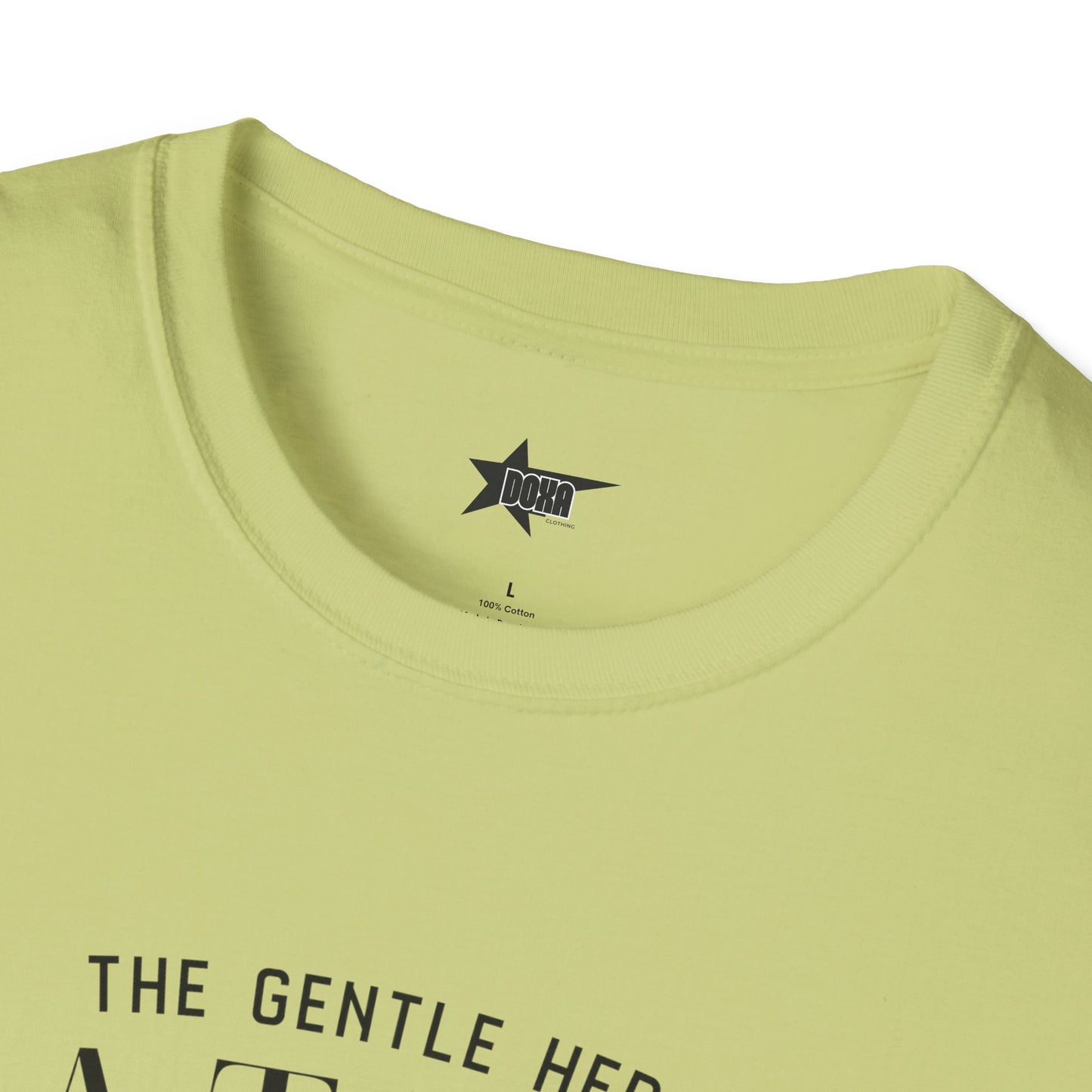 Graphic T-Shirt for Father - 'The Gentle Hero' Real Heroes Don’t Wear Capes