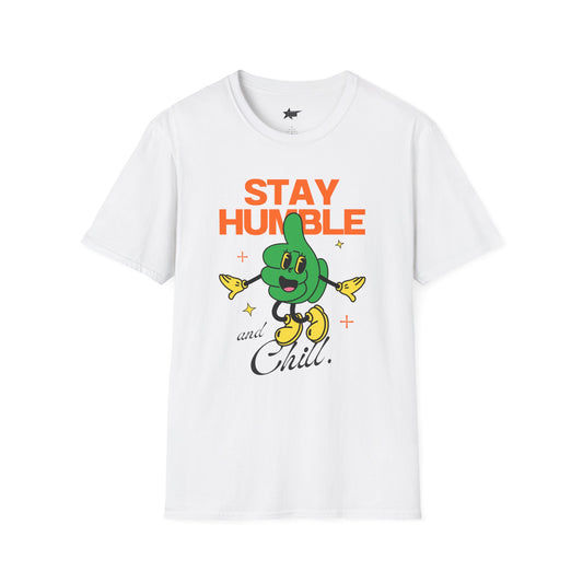 Thumbs Up Unisex T-Shirt - 'Stay humble and chill'