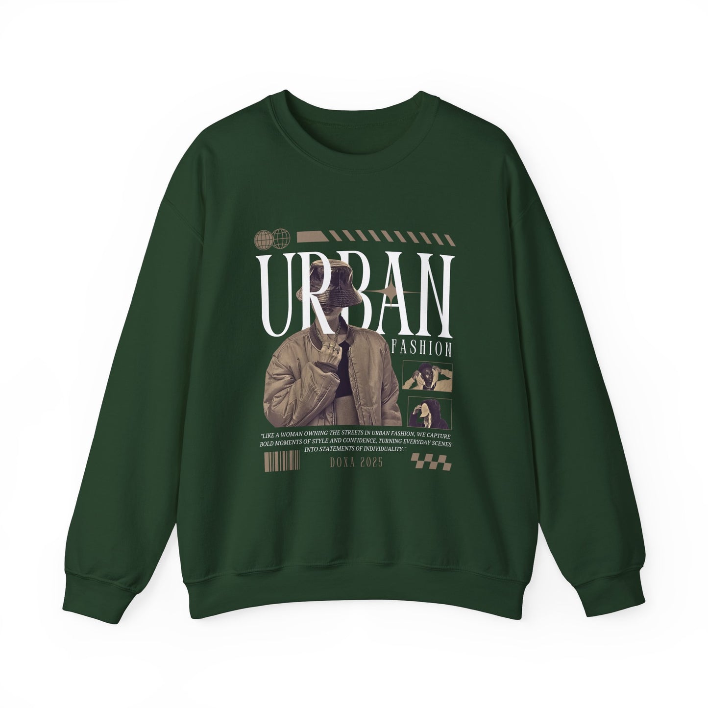 Urban Fashion Crewneck Sweatshirt