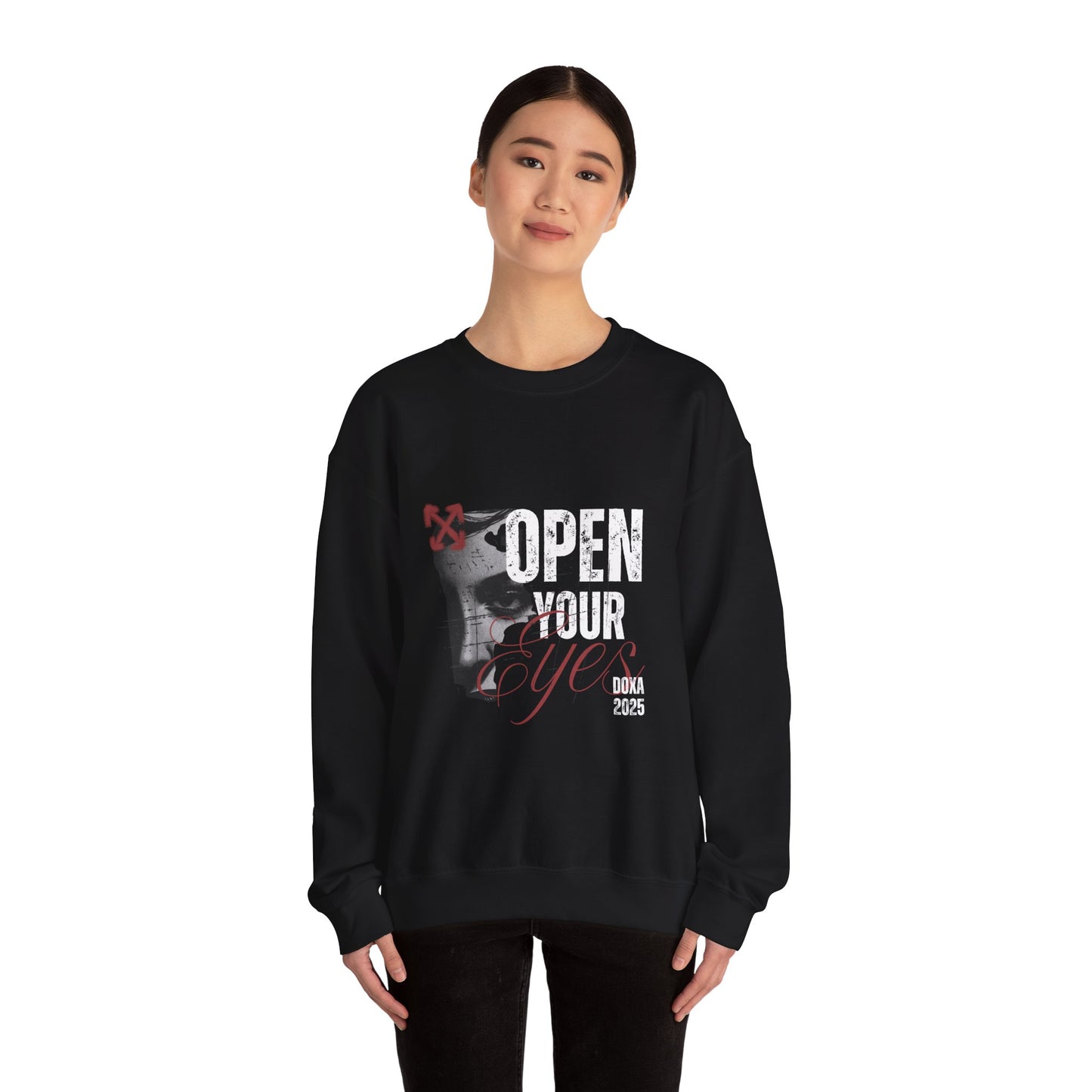 Crewneck Sweatshirt 'Open Your Eyes'