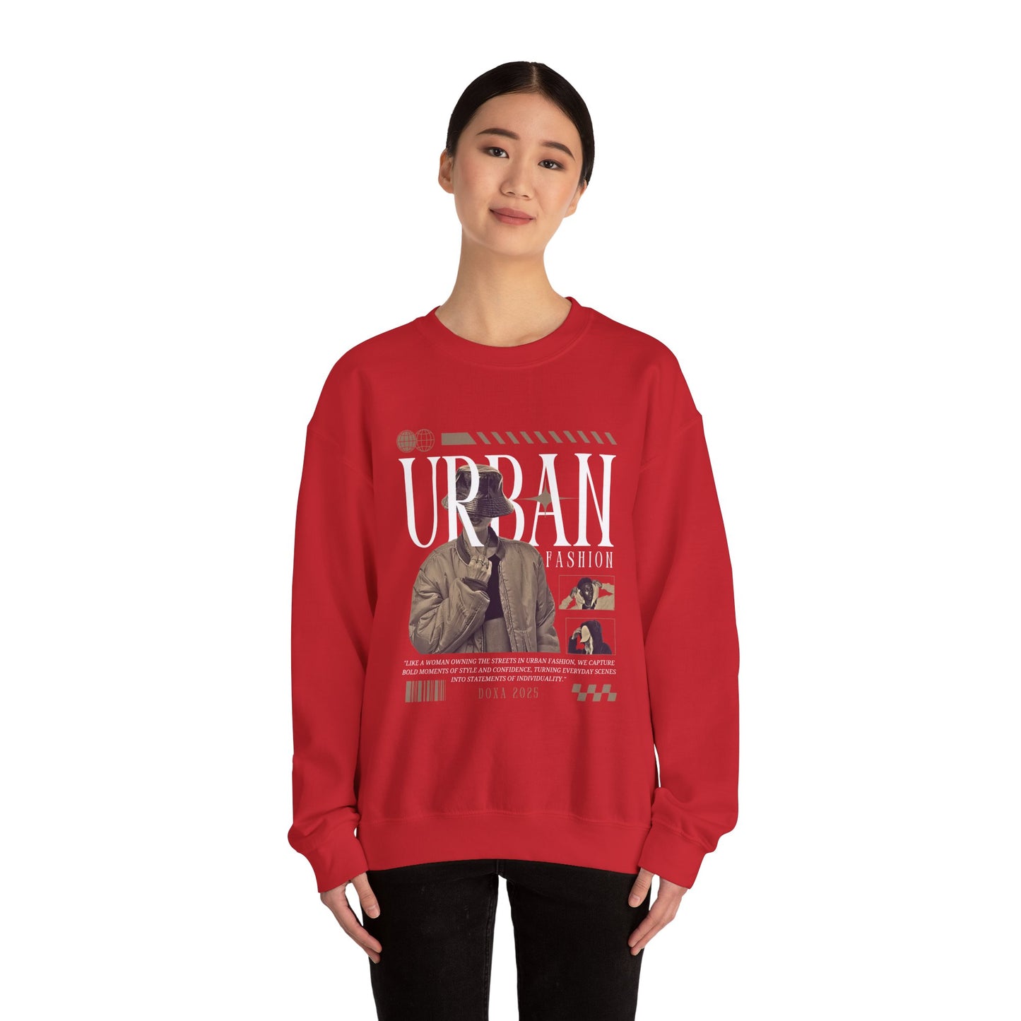 Urban Fashion Crewneck Sweatshirt