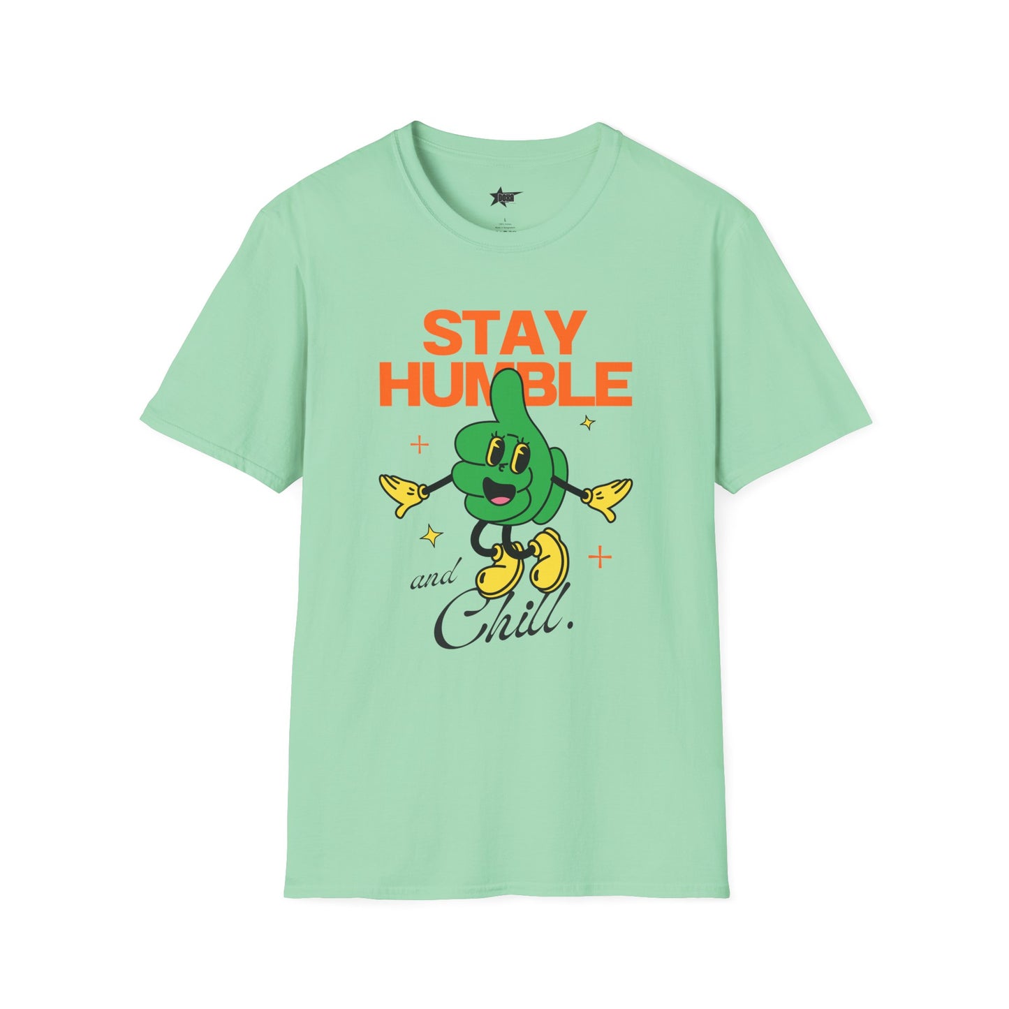 Thumbs Up Unisex T-Shirt - 'Stay humble and chill'