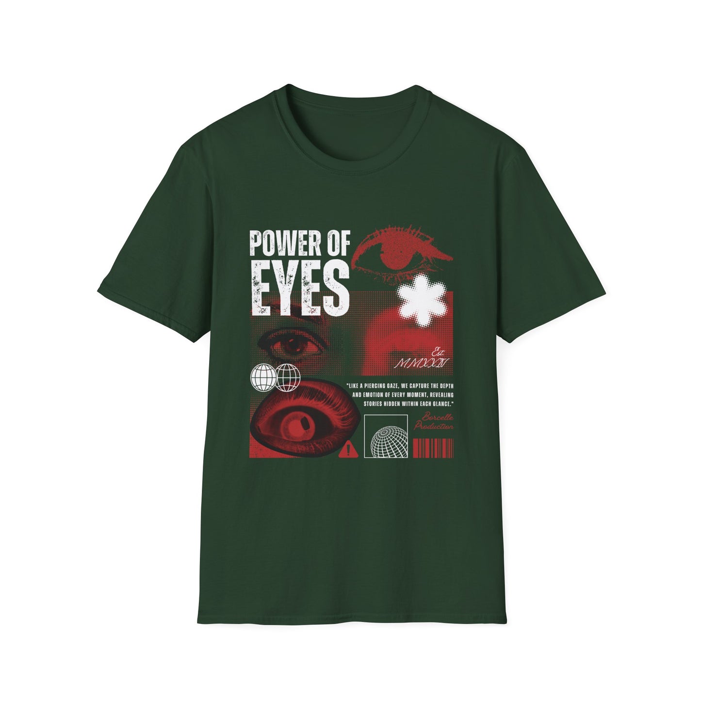 Unisex T-Shirt with 'Power of Eyes' Design