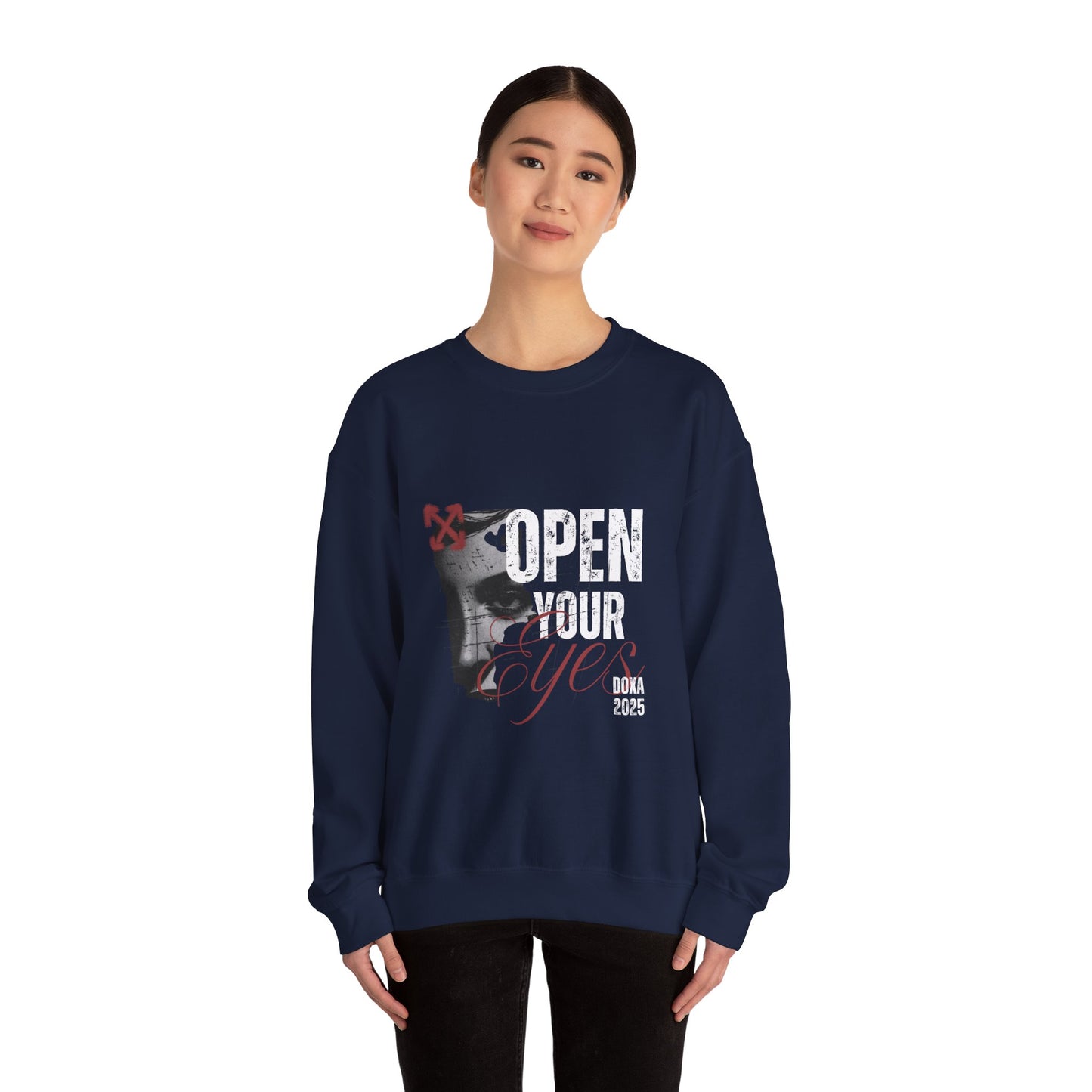 Crewneck Sweatshirt 'Open Your Eyes'