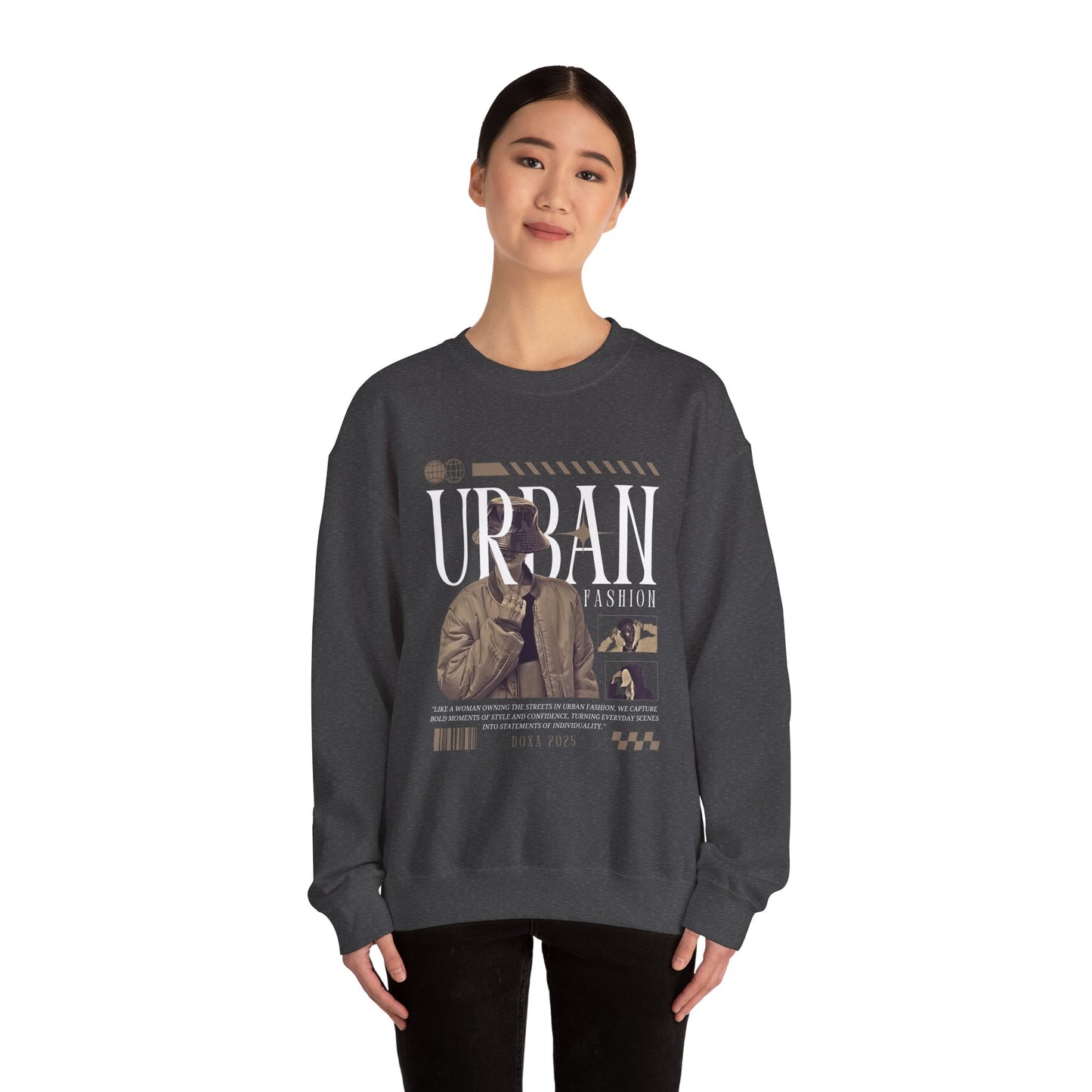 Urban Fashion Crewneck Sweatshirt