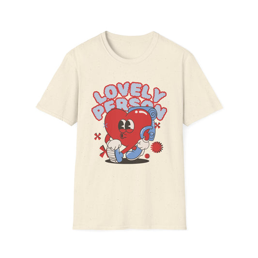 Heart Graphic Unisex T-Shirt - 'Lovely Person'