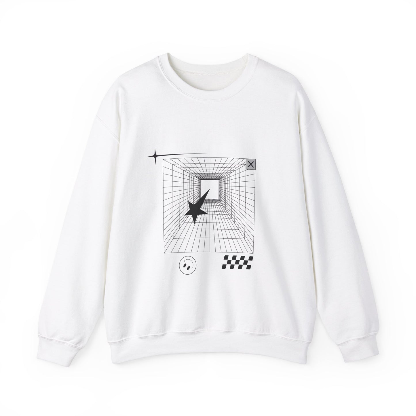 Grid Tunnel 3D Sweatshirt