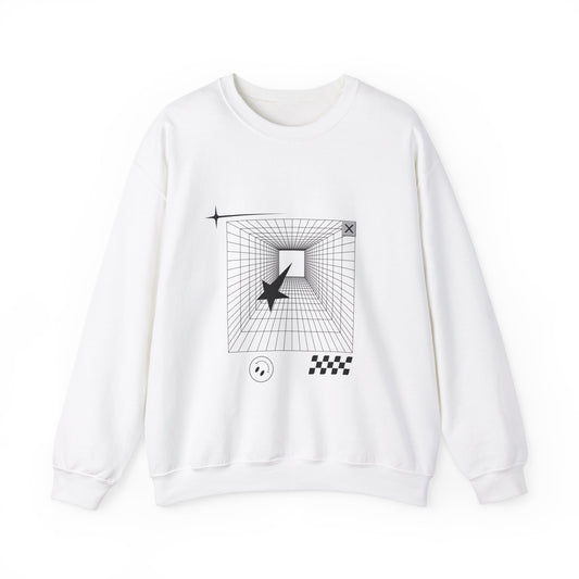 Grid Tunnel 3D Sweatshirt