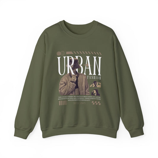 Urban Fashion Crewneck Sweatshirt