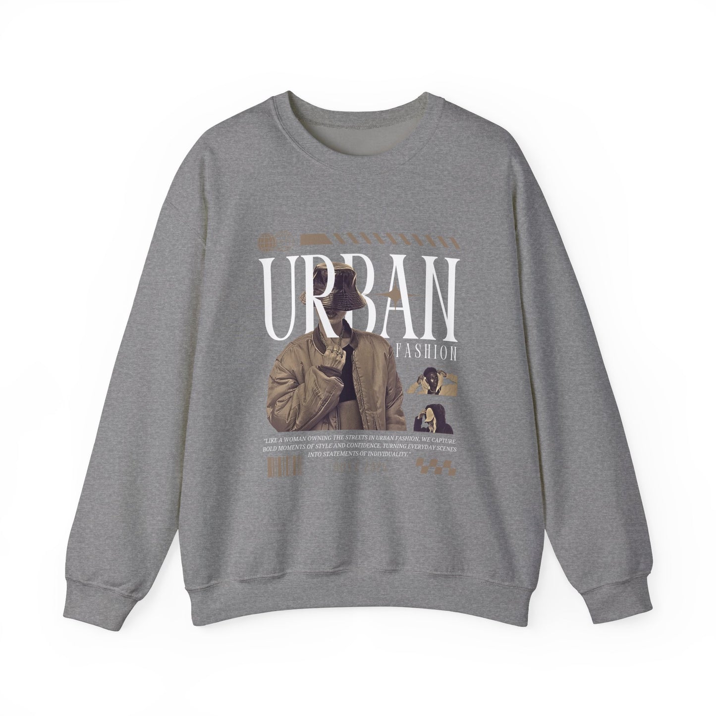 Urban Fashion Crewneck Sweatshirt