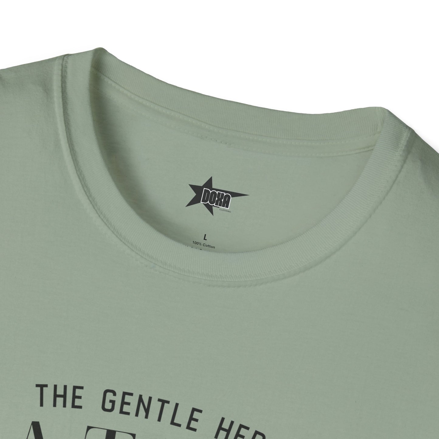 Graphic T-Shirt for Father - 'The Gentle Hero' Real Heroes Don’t Wear Capes