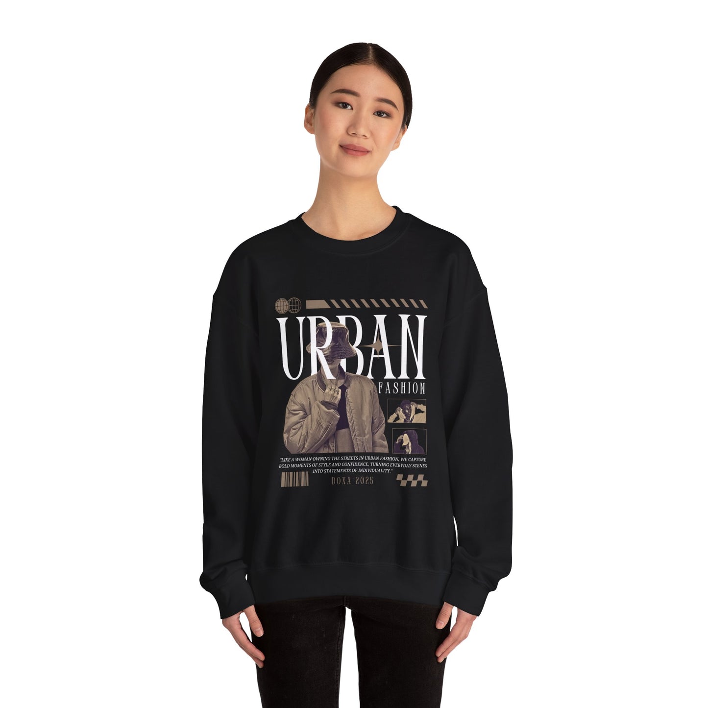 Urban Fashion Crewneck Sweatshirt