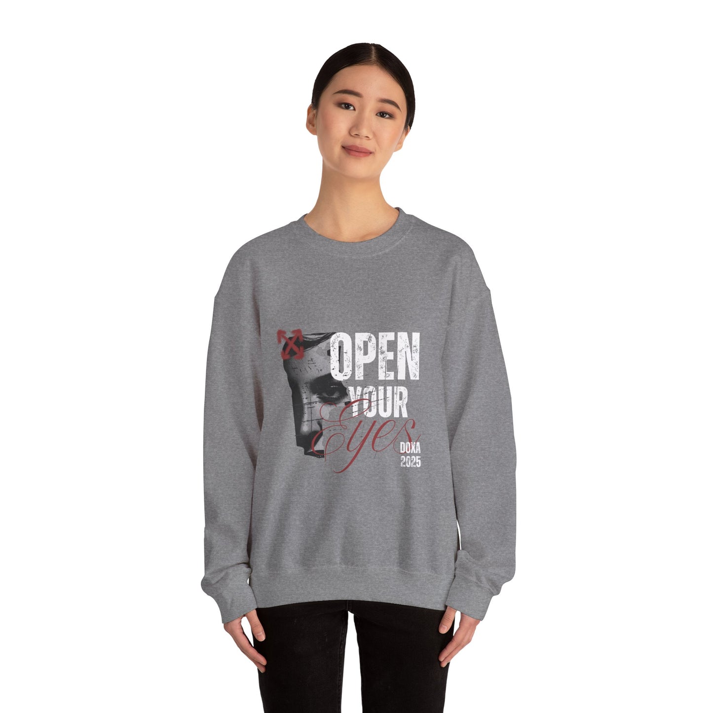 Crewneck Sweatshirt 'Open Your Eyes'