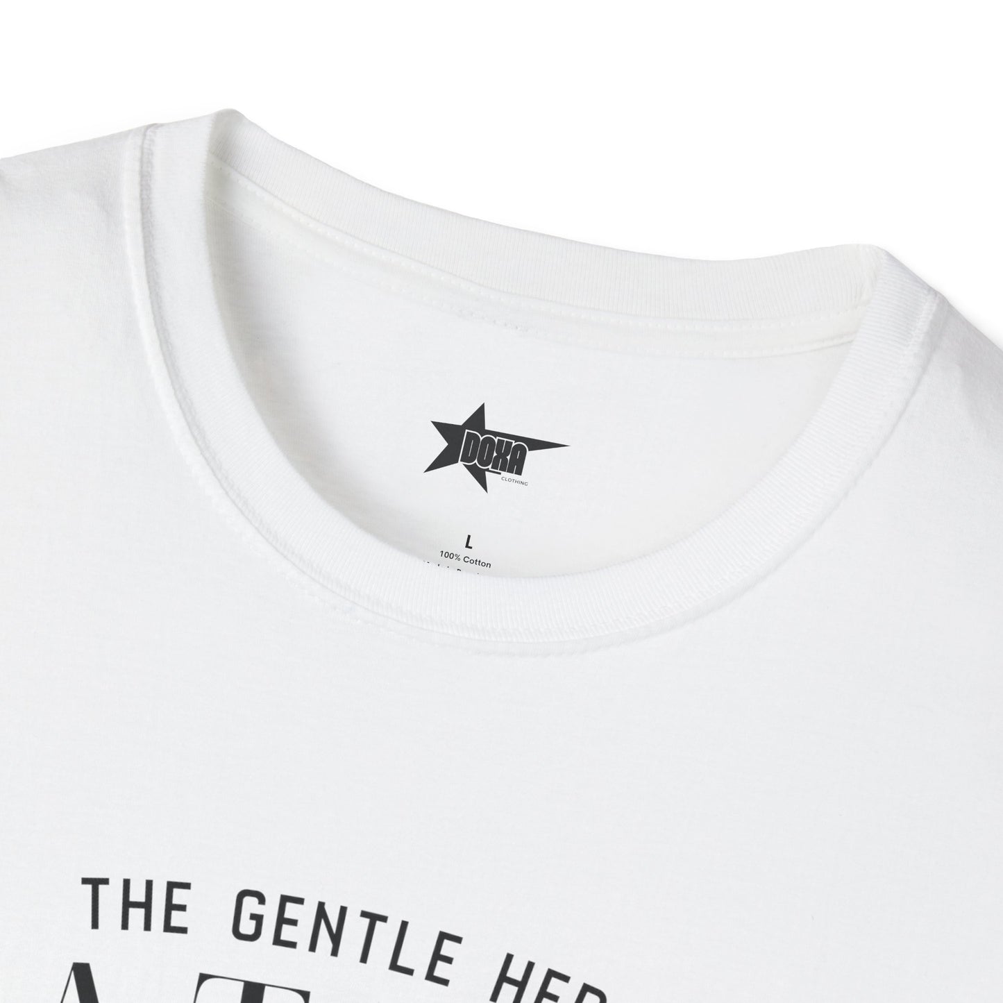 Graphic T-Shirt for Father - 'The Gentle Hero' Real Heroes Don’t Wear Capes