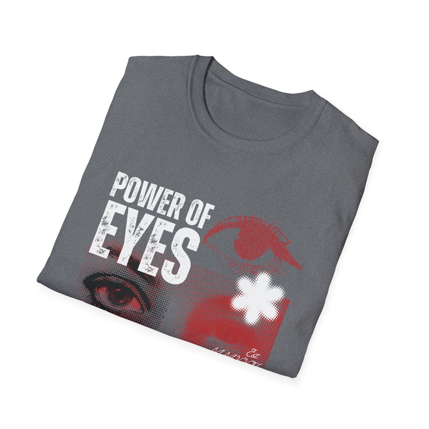 Unisex T-Shirt with 'Power of Eyes' Design