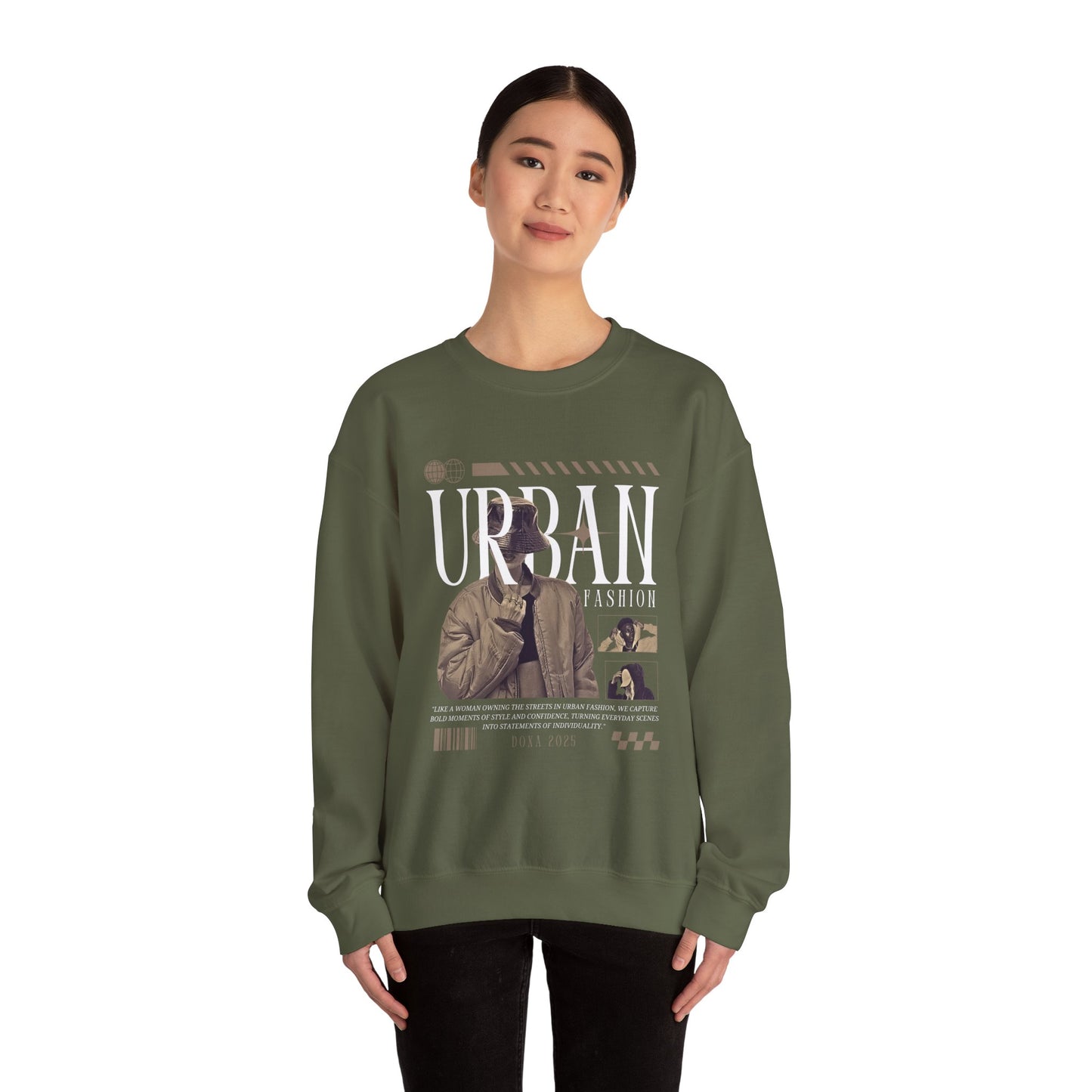 Urban Fashion Crewneck Sweatshirt