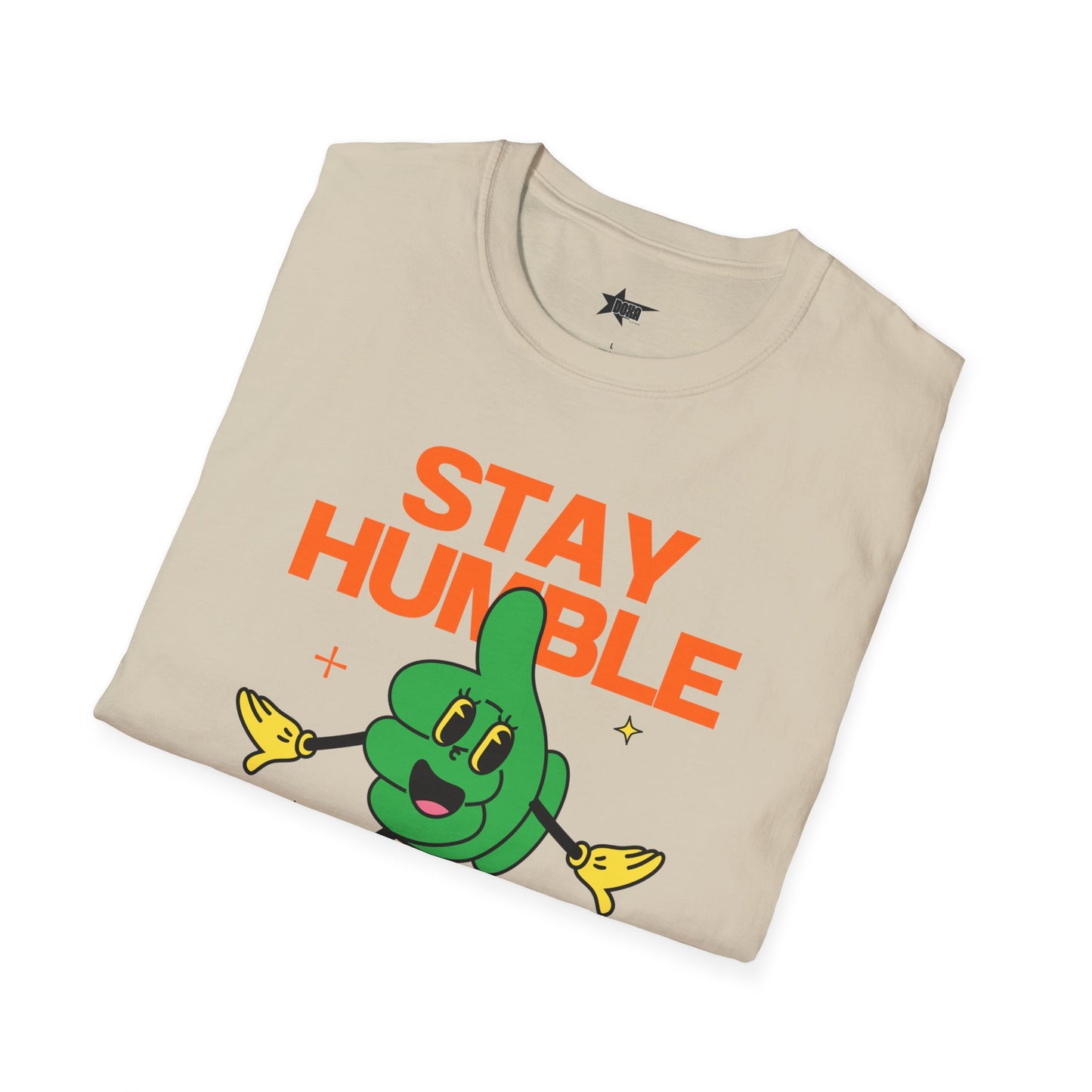 Thumbs Up Unisex T-Shirt - 'Stay humble and chill'