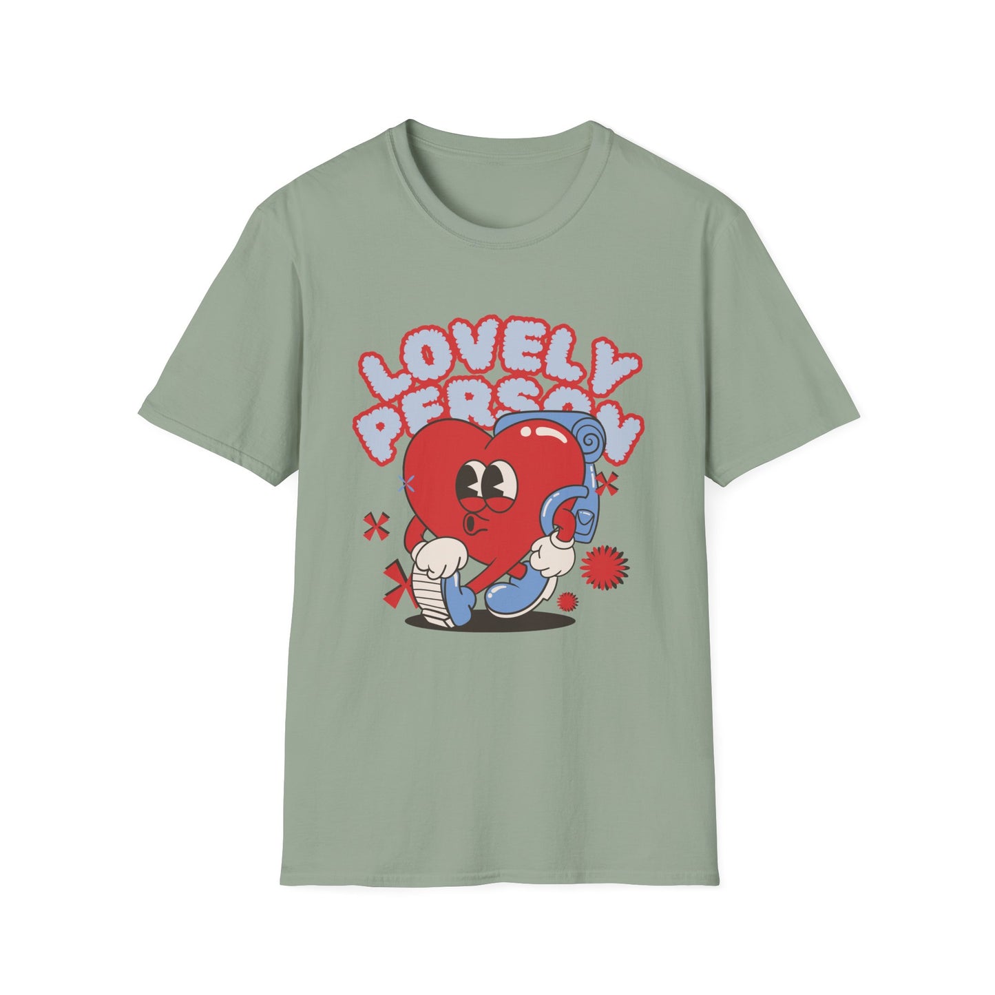 Heart Graphic Unisex T-Shirt - 'Lovely Person'