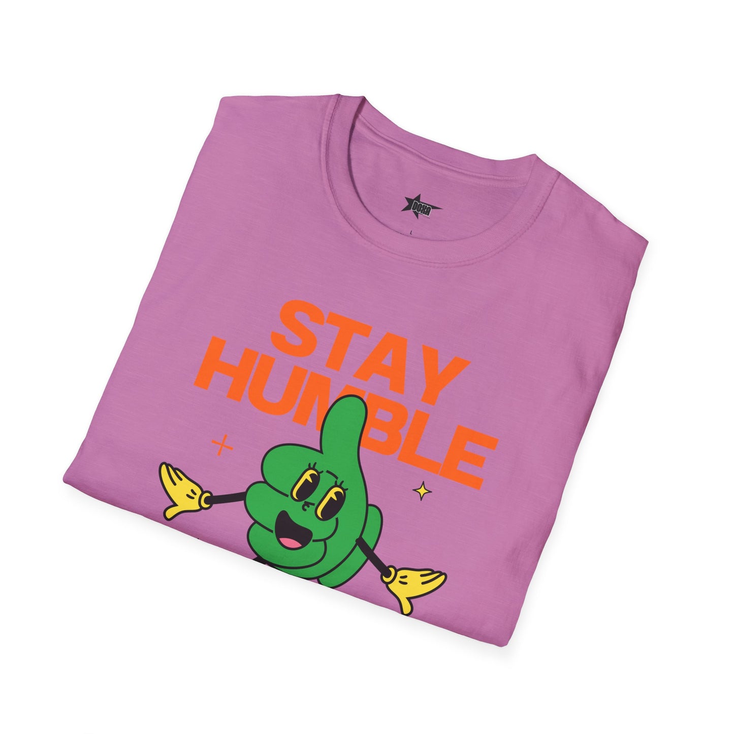 Thumbs Up Unisex T-Shirt - 'Stay humble and chill'