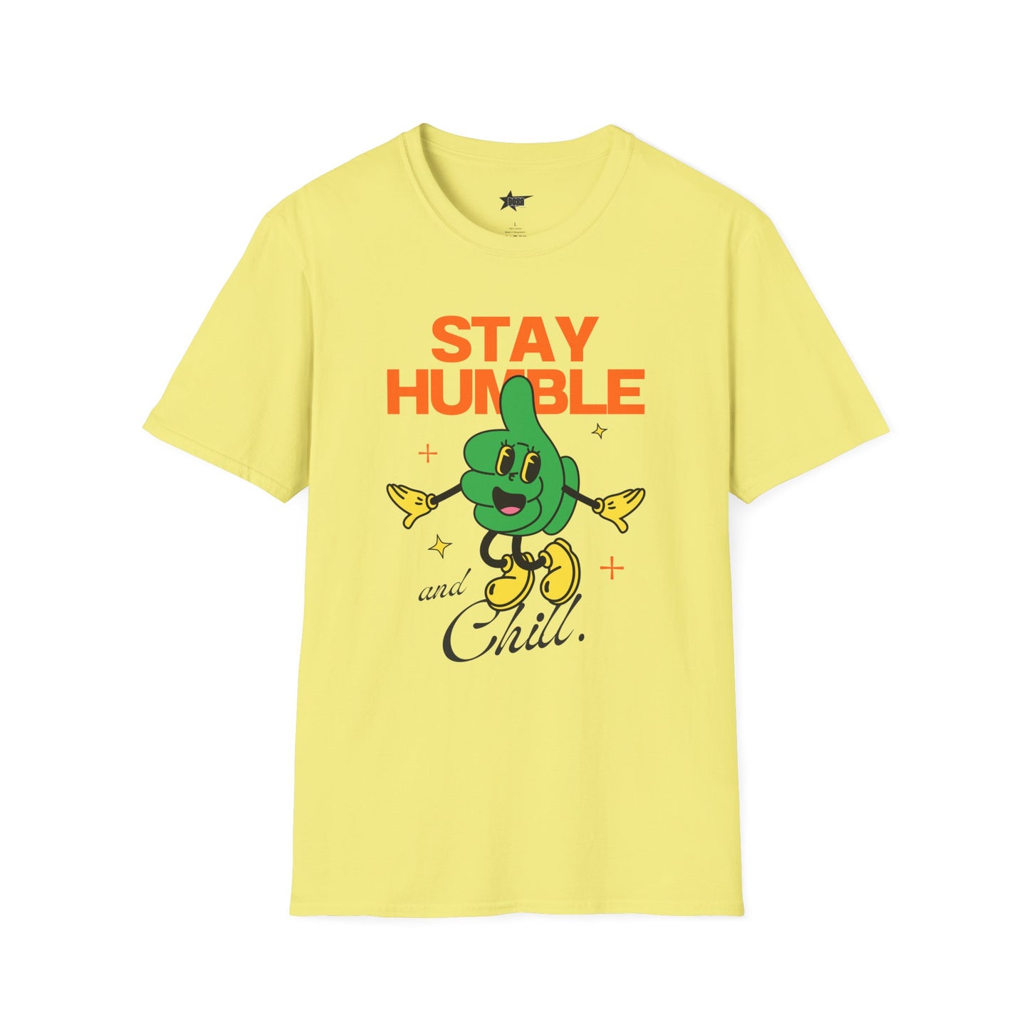 Thumbs Up Unisex T-Shirt - 'Stay humble and chill'