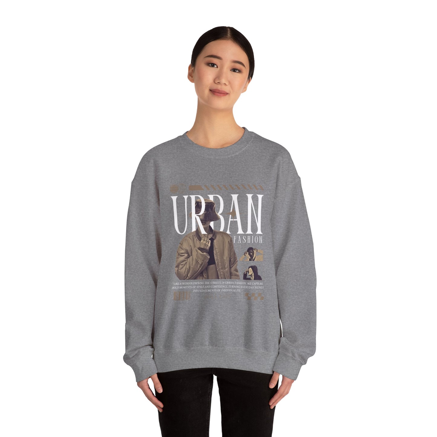 Urban Fashion Crewneck Sweatshirt