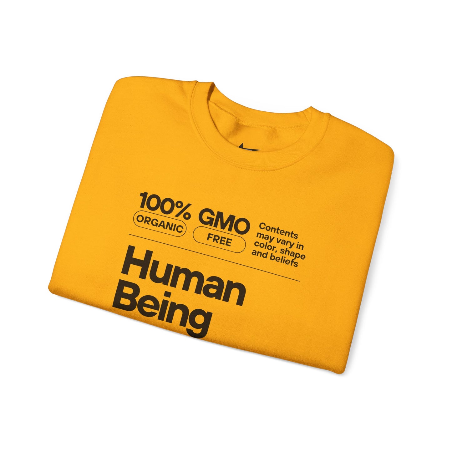 Human Being Unisex Sweatshirt - 100% Awesomeness, Intelligence, and Humor