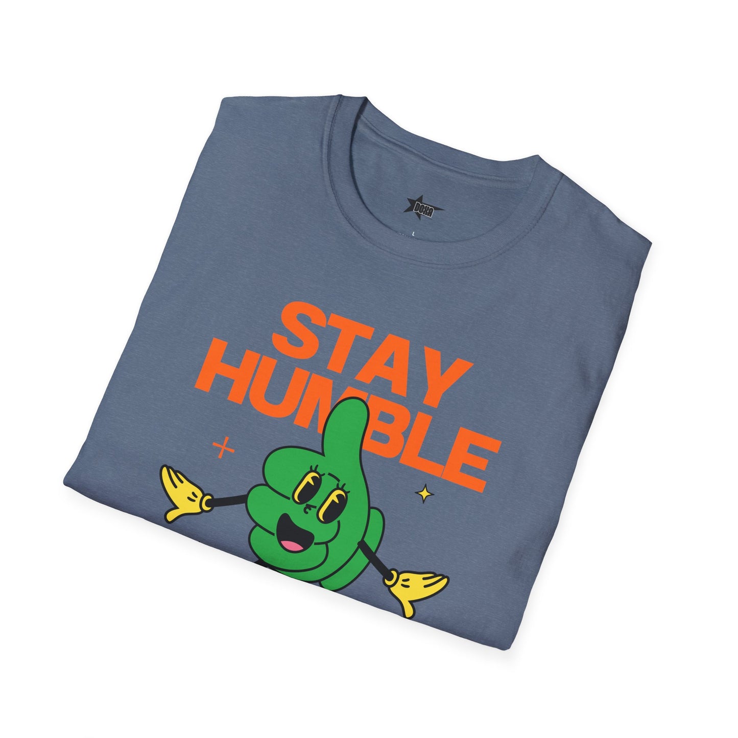 Thumbs Up Unisex T-Shirt - 'Stay humble and chill'