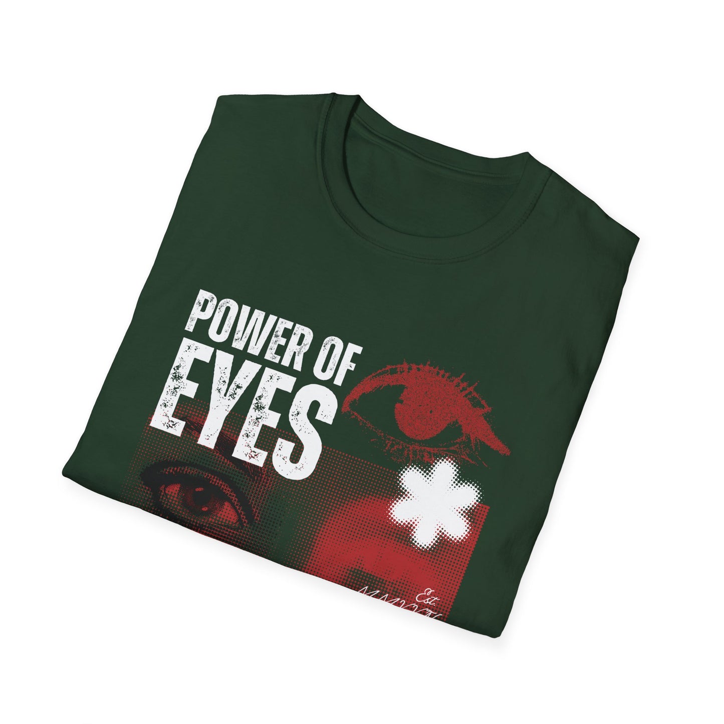 Unisex T-Shirt with 'Power of Eyes' Design