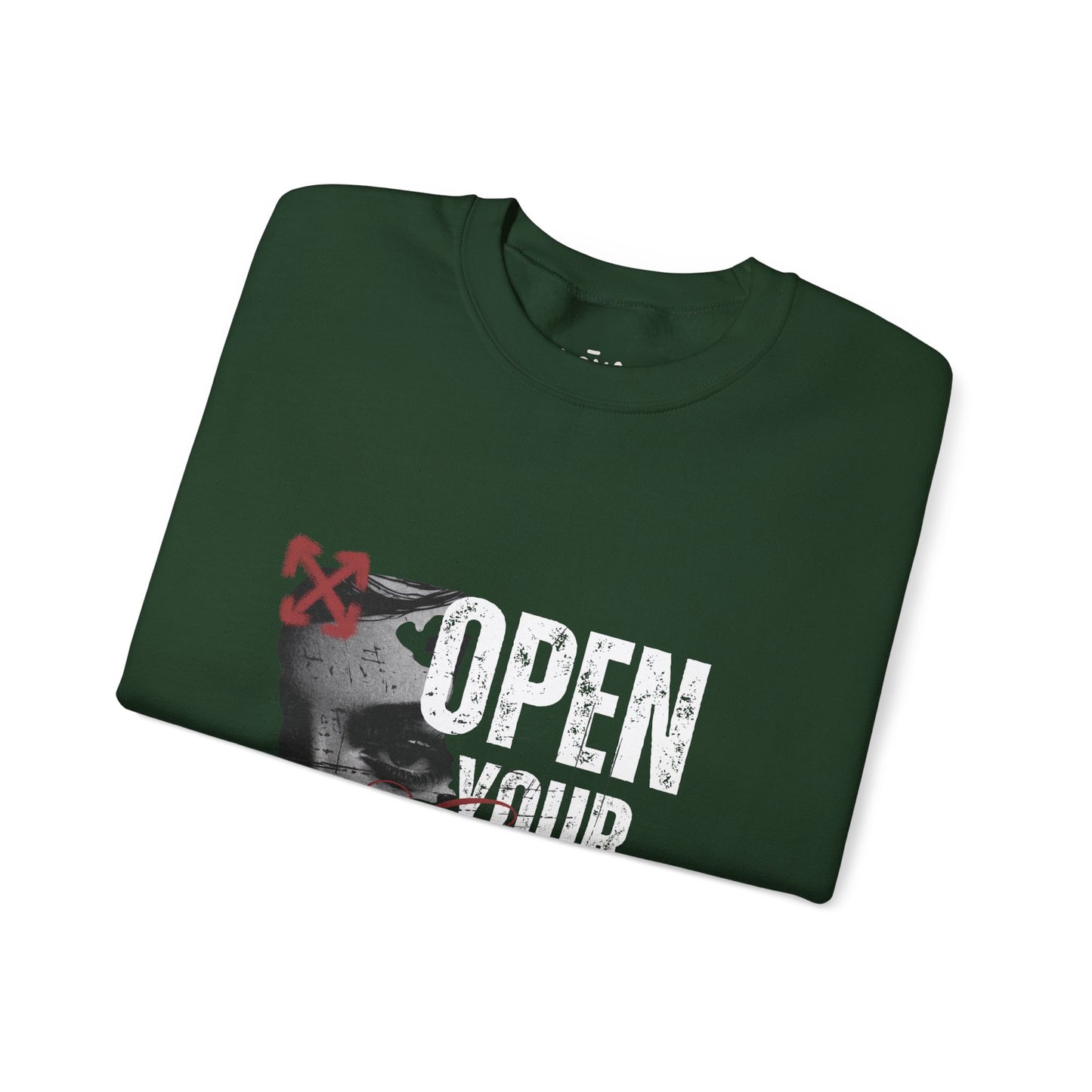 Crewneck Sweatshirt 'Open Your Eyes'