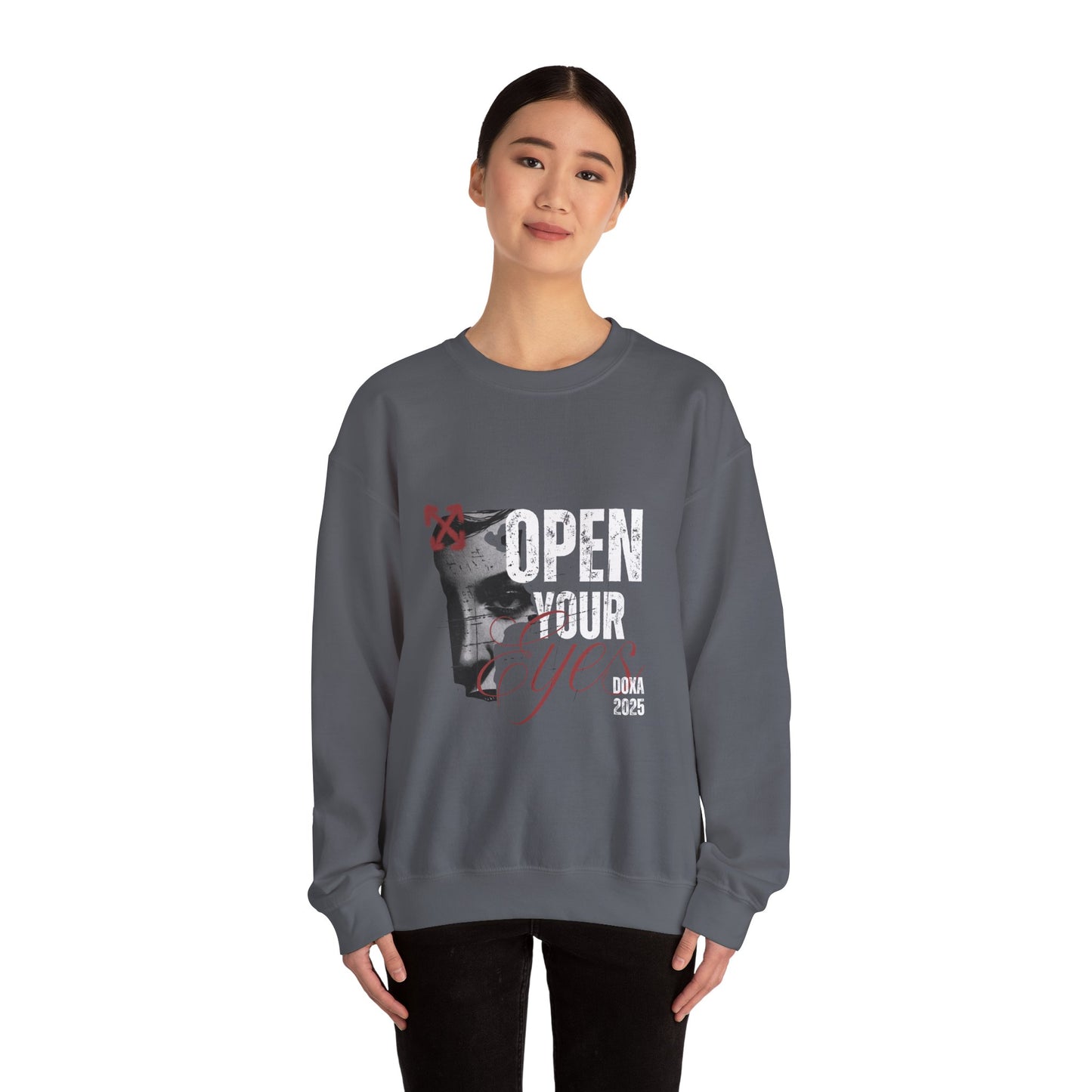 Crewneck Sweatshirt 'Open Your Eyes'