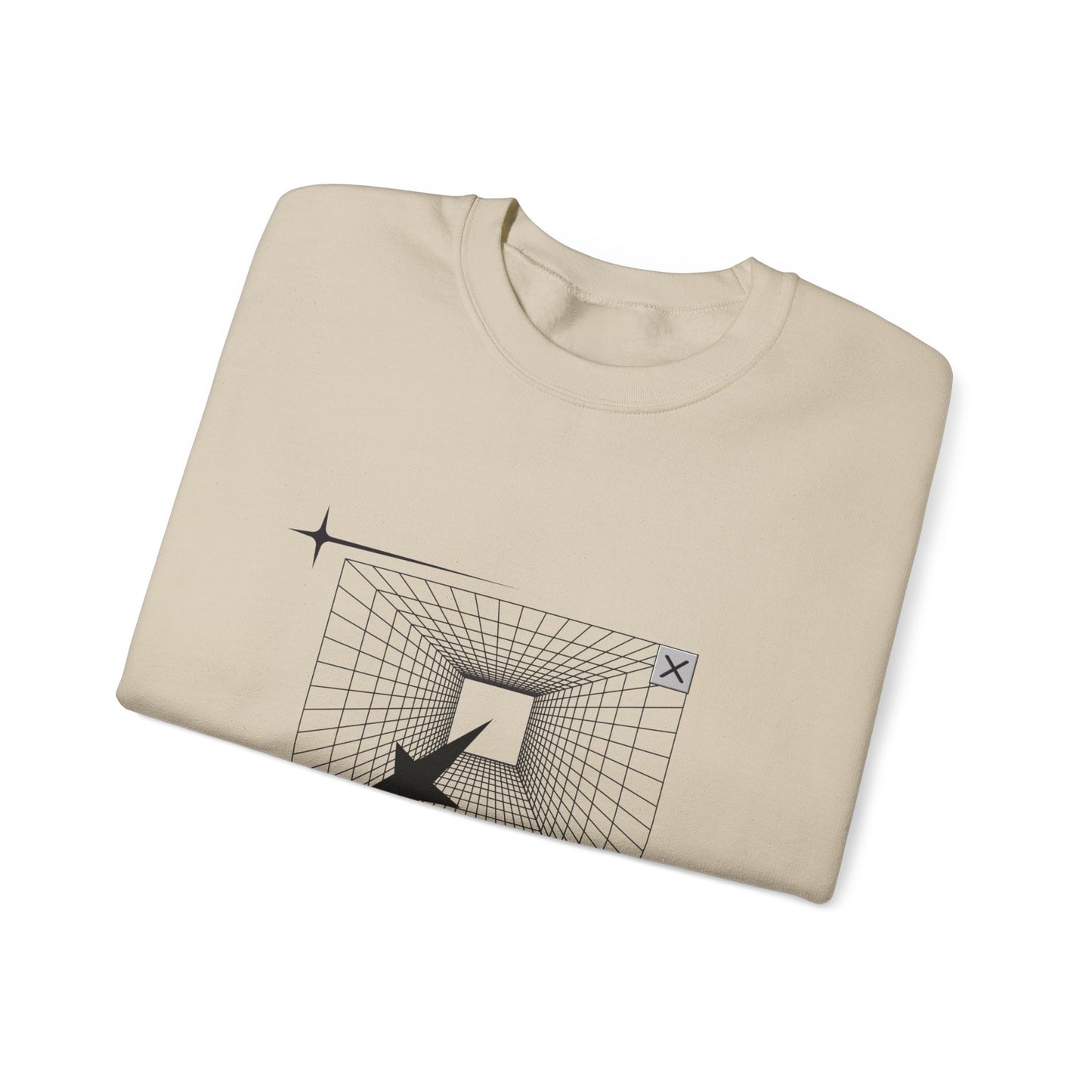 Grid Tunnel 3D Sweatshirt