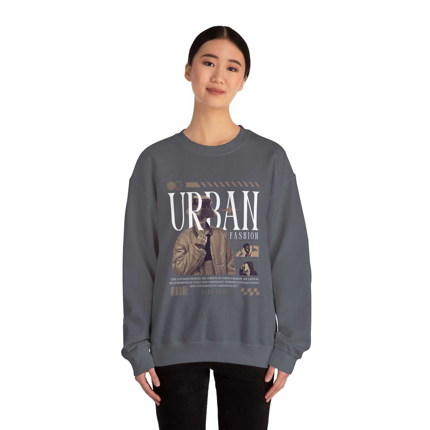 Urban Fashion Crewneck Sweatshirt