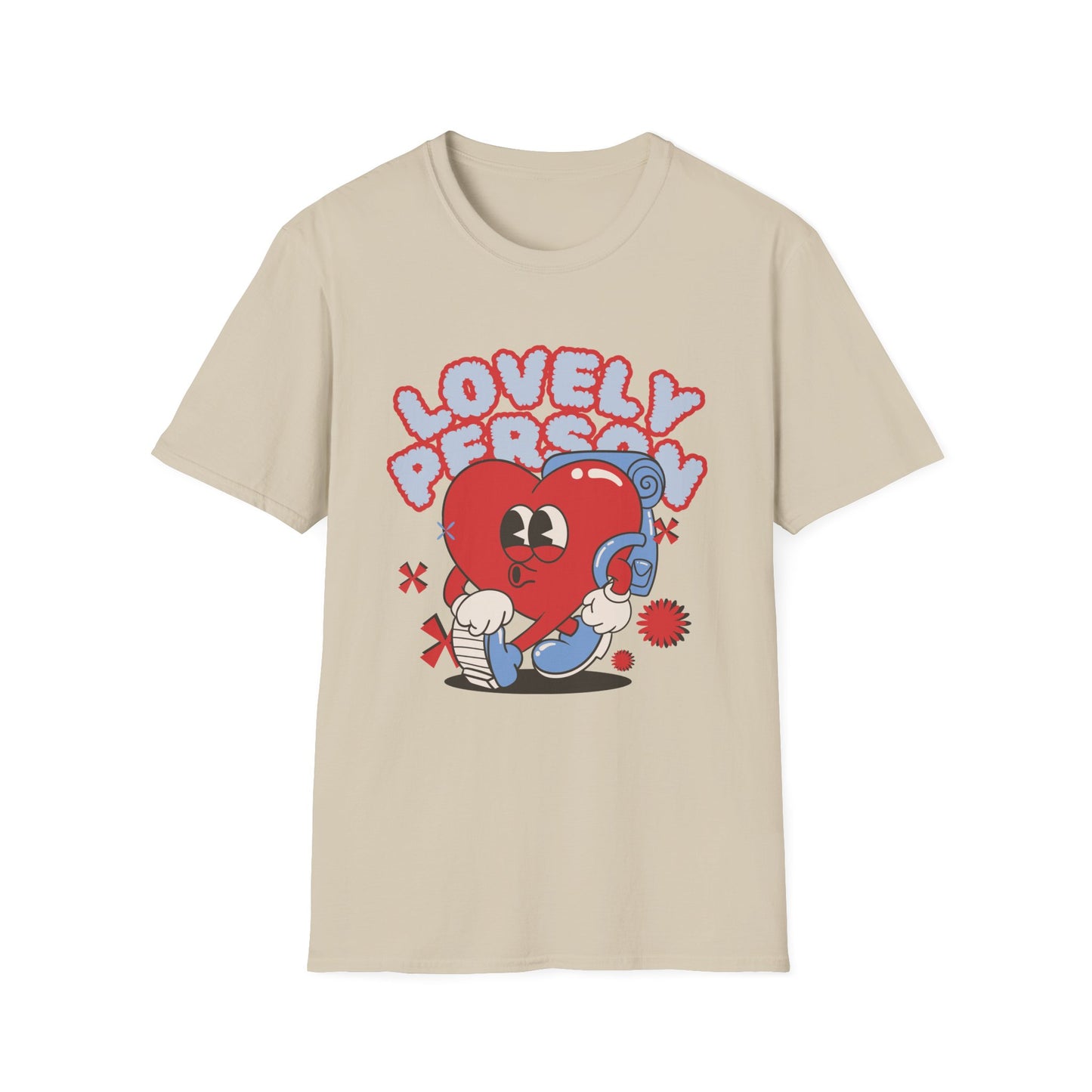 Heart Graphic Unisex T-Shirt - 'Lovely Person'