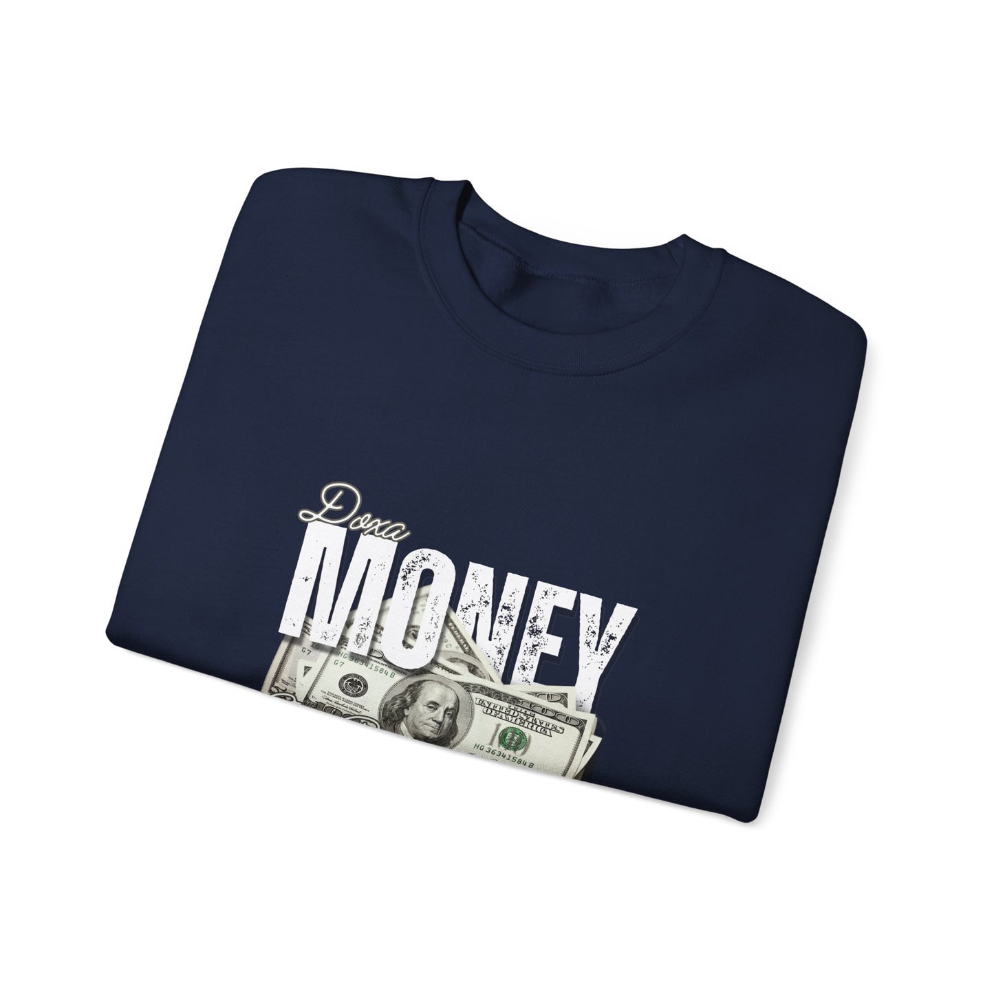 Crewneck Sweatshirt Money Can Buy Happiness Dollar Graphic