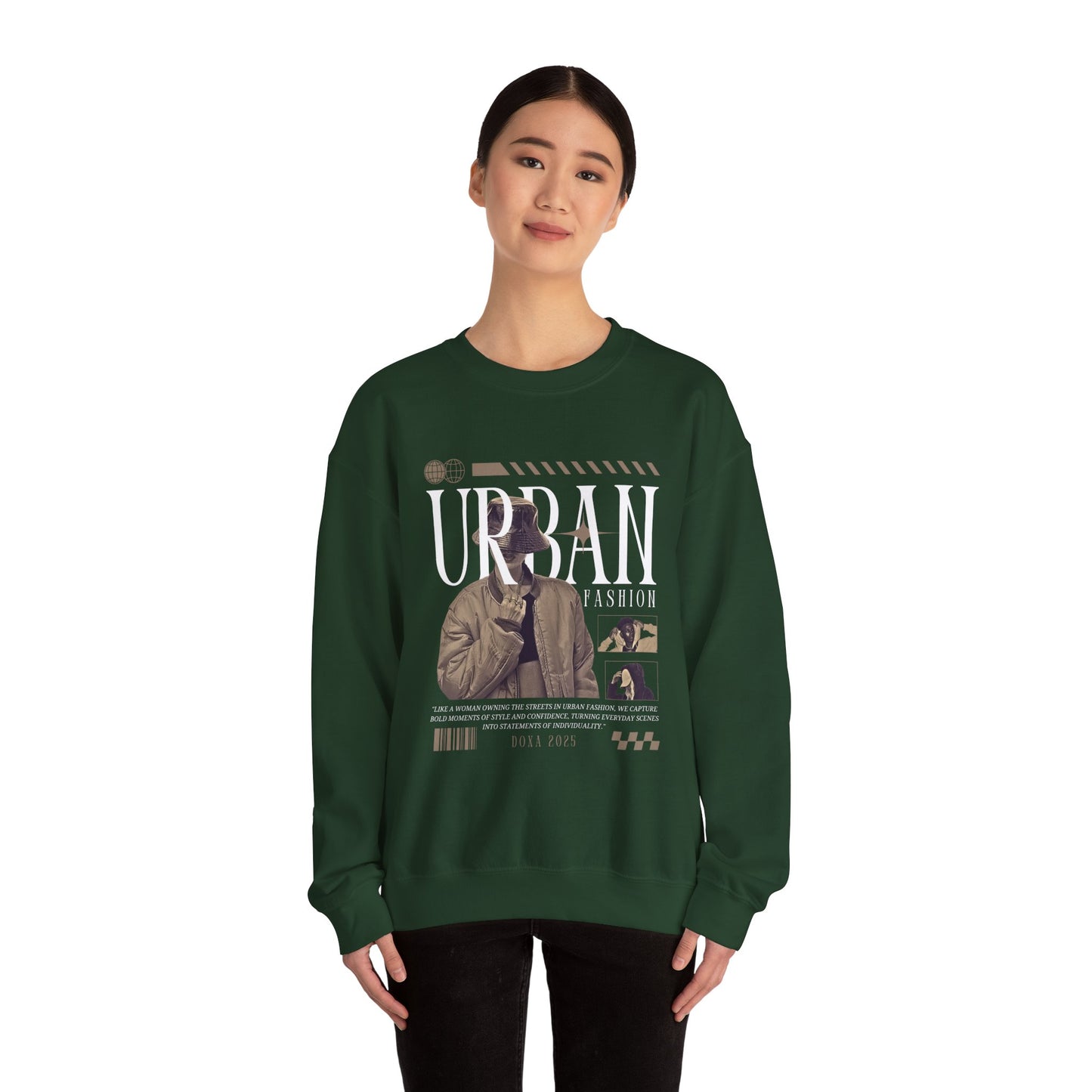 Urban Fashion Crewneck Sweatshirt