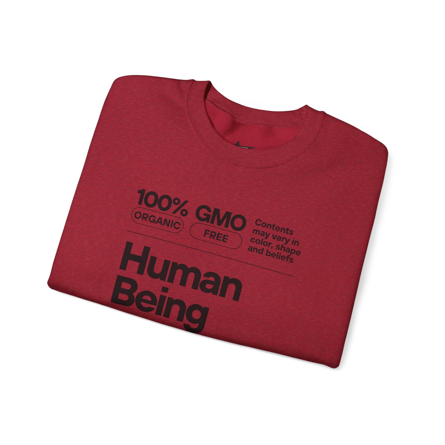 Human Being Unisex Sweatshirt - 100% Awesomeness, Intelligence, and Humor