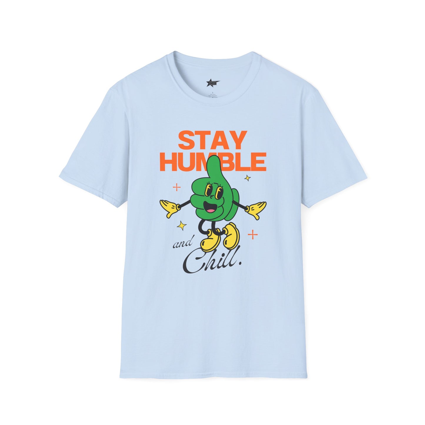 Thumbs Up Unisex T-Shirt - 'Stay humble and chill'