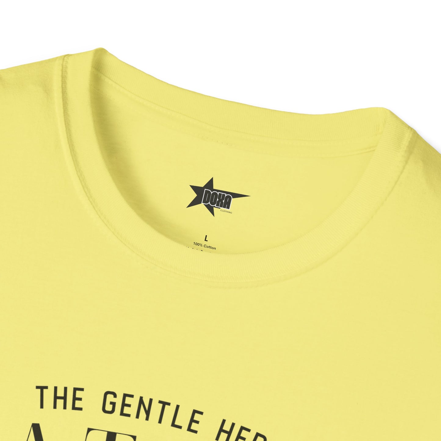 Graphic T-Shirt for Father - 'The Gentle Hero' Real Heroes Don’t Wear Capes