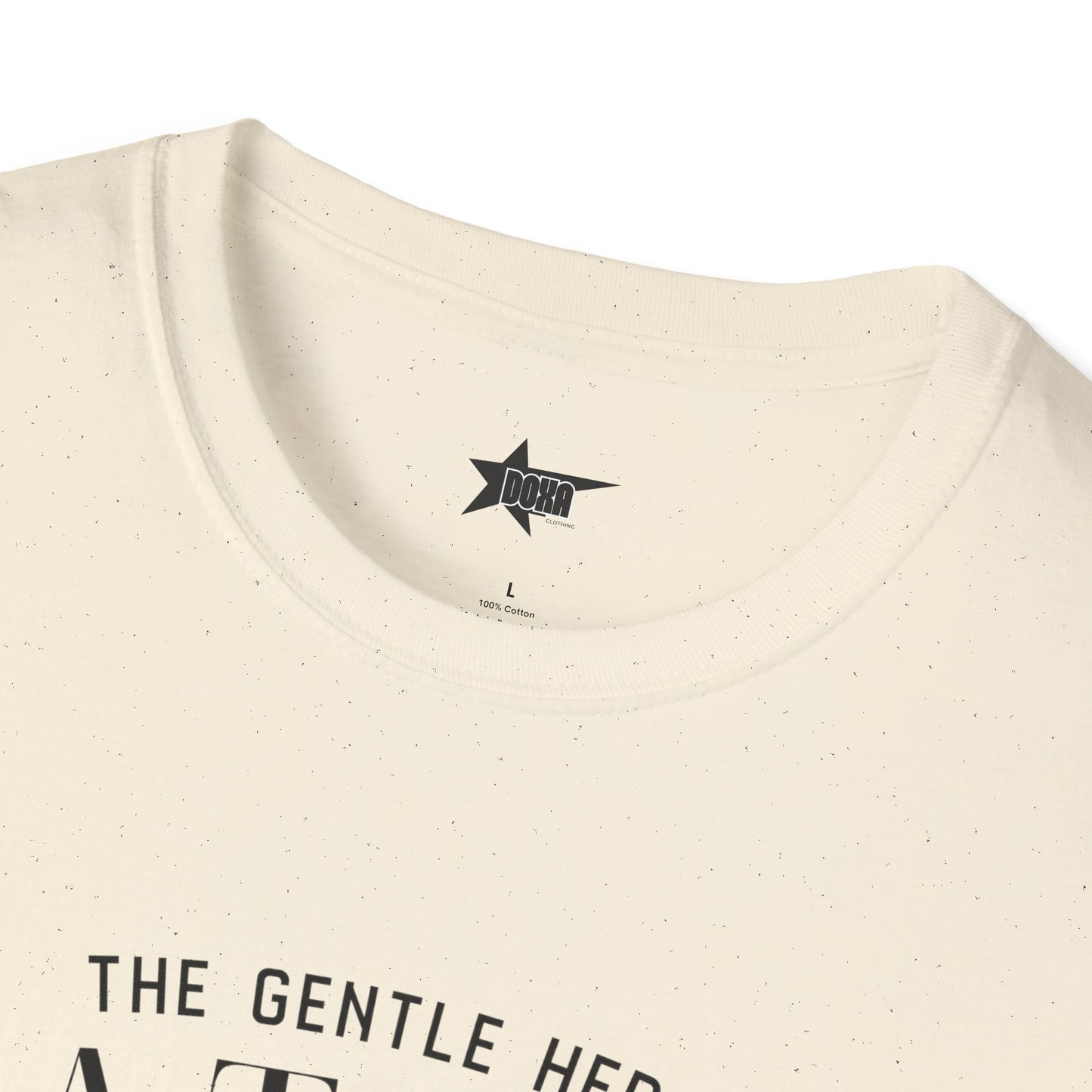 Graphic T-Shirt for Father - 'The Gentle Hero' Real Heroes Don’t Wear Capes