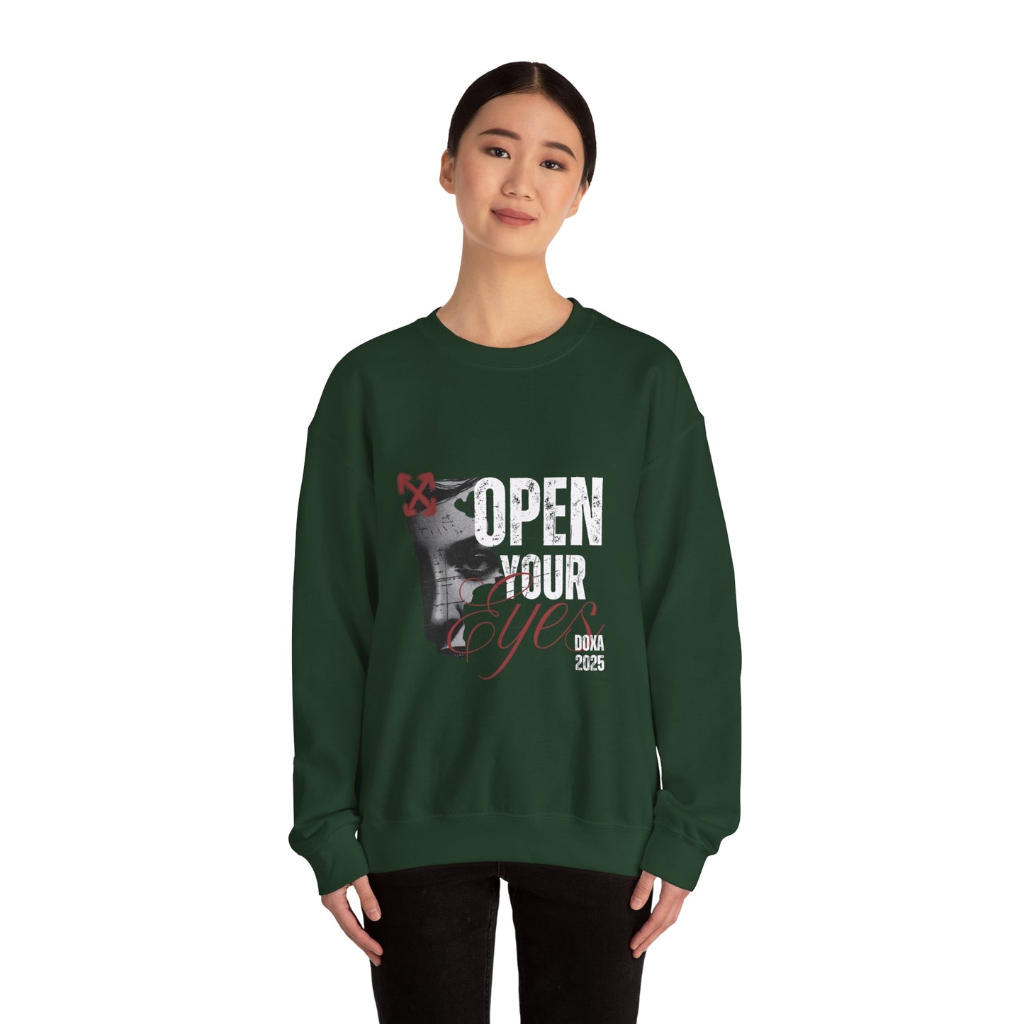 Crewneck Sweatshirt 'Open Your Eyes'